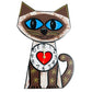 Cat Wall Clocks, (Made to order).
