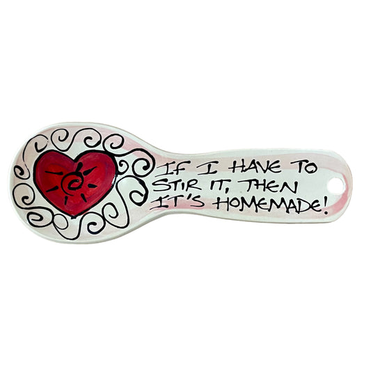 Heart spoon rest