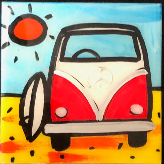 Kombi coasters (made to order).