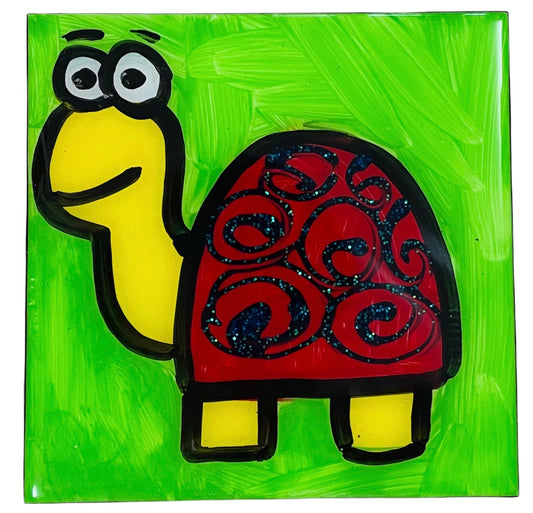 Tortoise coasters (made to order).