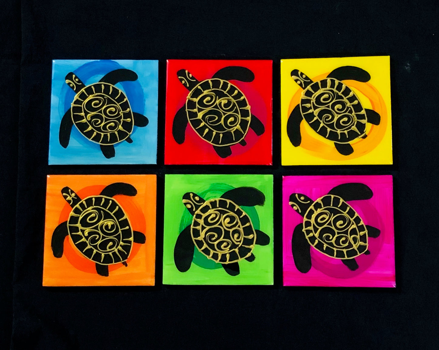 Turtle coasters (made to order).