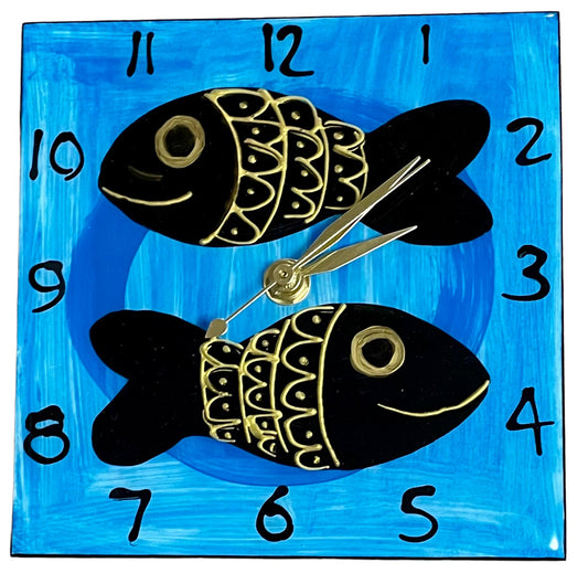 Fish clocks (made to order)