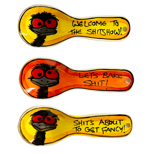 Emu spoon rest (various)