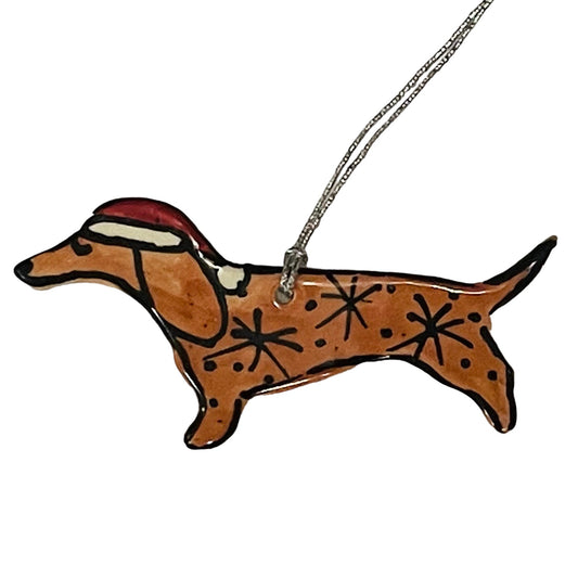 Dachshund Christmas tree decoration