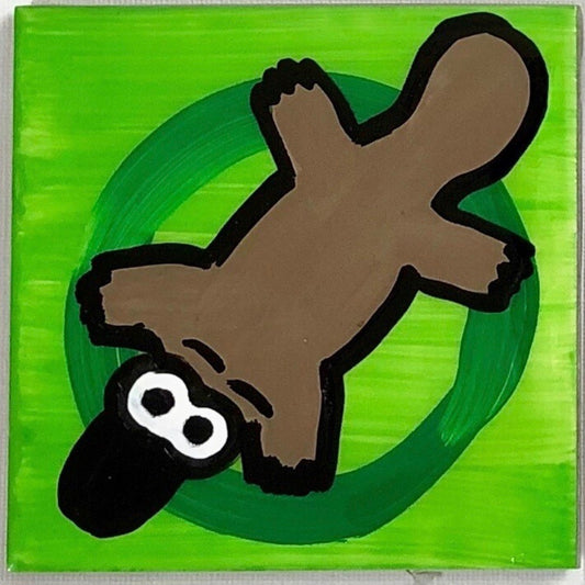 Platypus coasters (made to order).