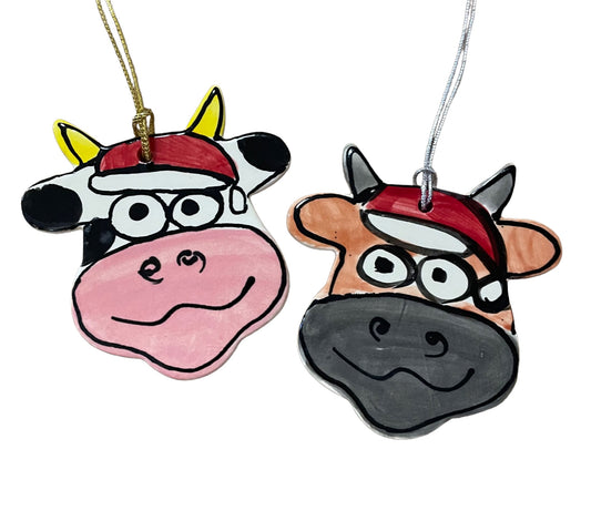 Cow Christmas tree decoration