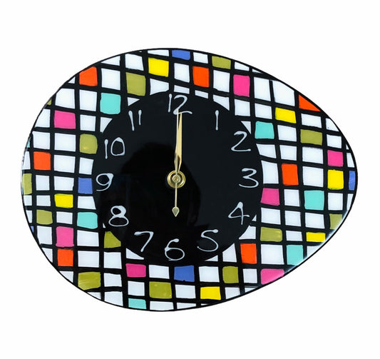 MCM oval wall clock various designs was