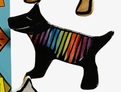Dog brooch