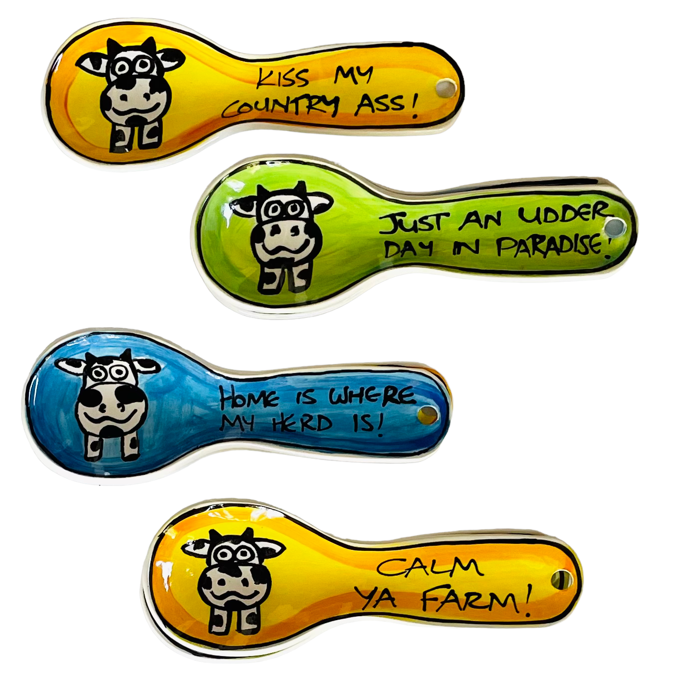 Cow spoon rest (various)