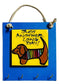 Dachshund Key Holder, Small. (Made to order).