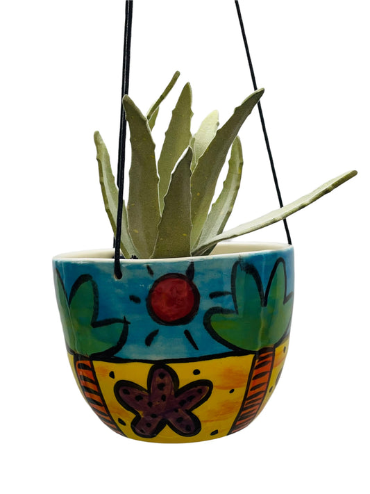 Beach hanging pot small