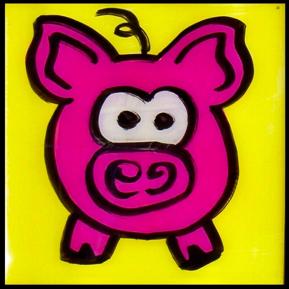 Pig coasters (made to order).