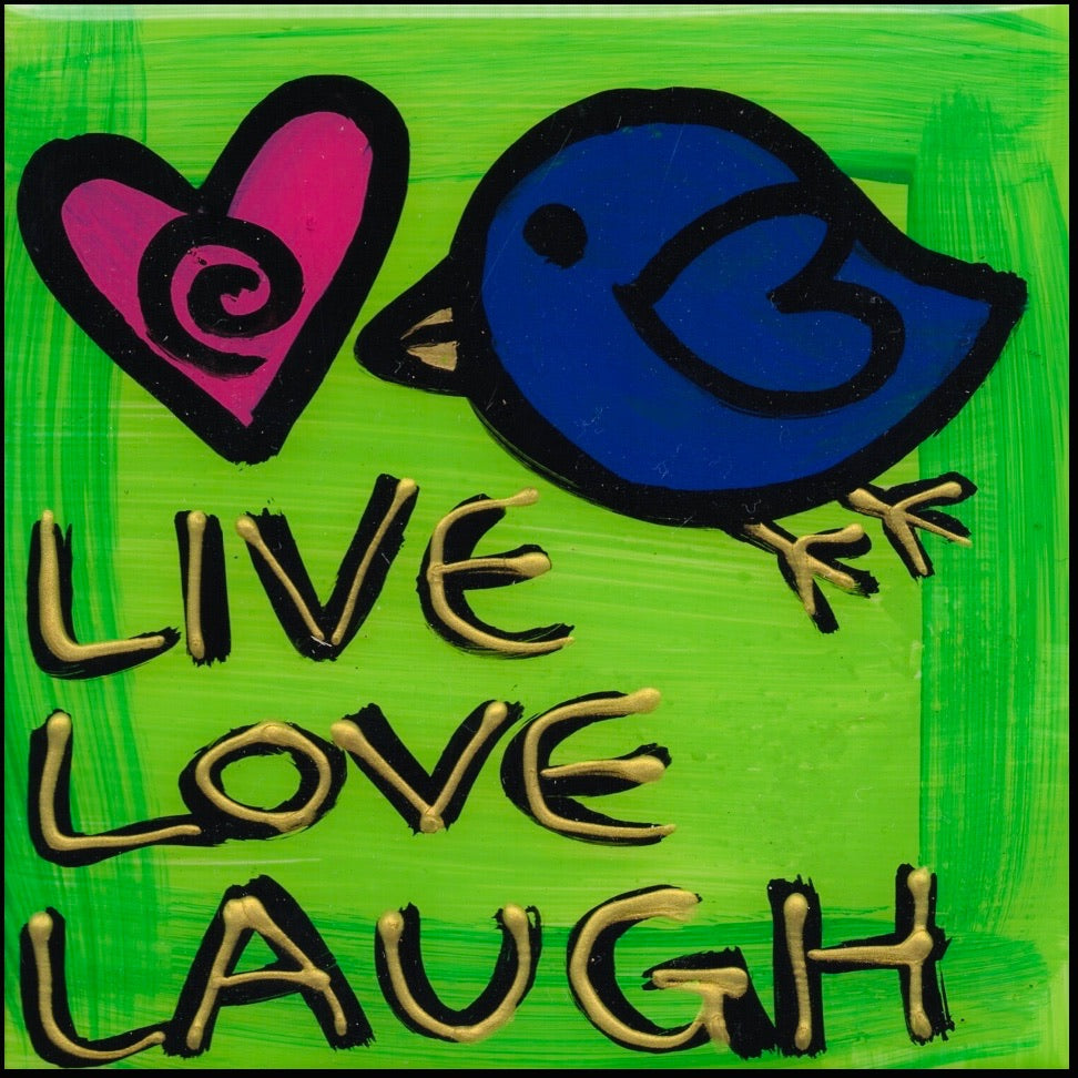 Live Love Laugh coasters (made to order).