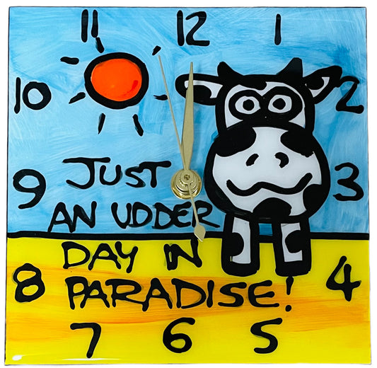 Cow clocks (made to order)