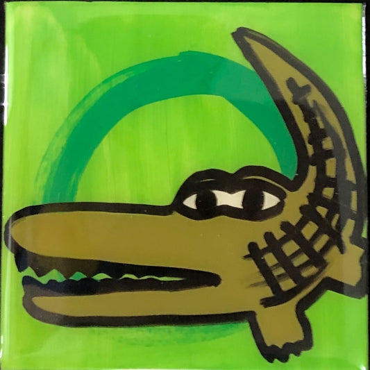 Crocodile coasters (made to order).