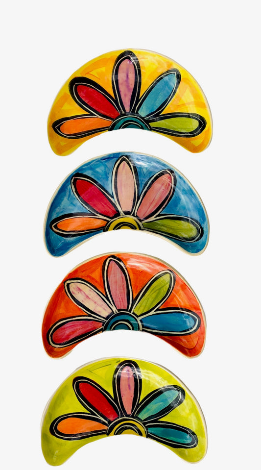 Flower trinket dishes