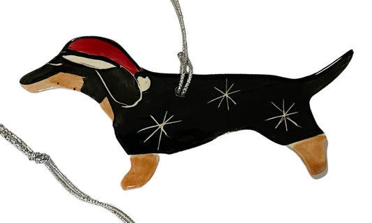 Dachshund Christmas tree decoration