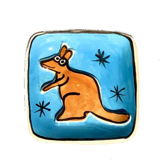 Kangaroo soap dish