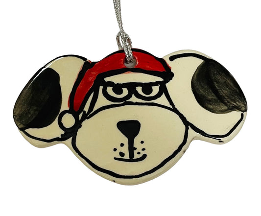 Dog face Christmas tree decoration