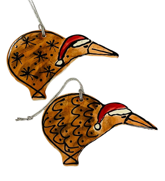 Kiwi Christmas tree decorations