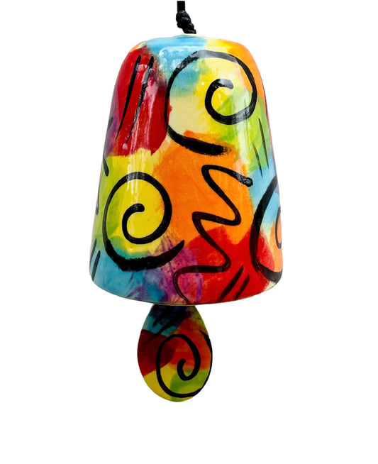 Squiggle design bell