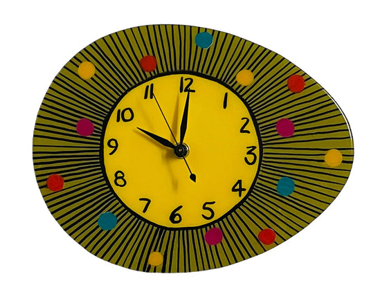 MCM oval wall clock various designs was