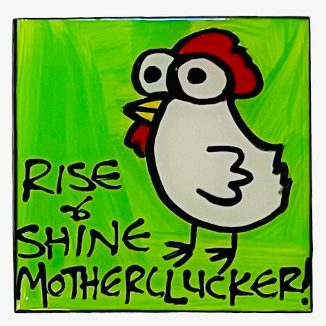 Chicken coasters (made to order).