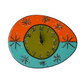 MCM oval wall clock various designs